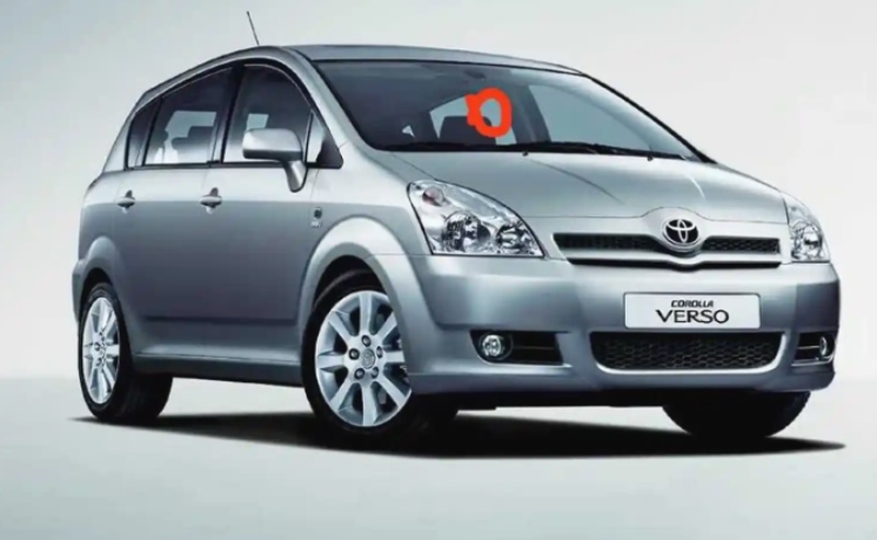 Лобовое стекло на Toyota verso